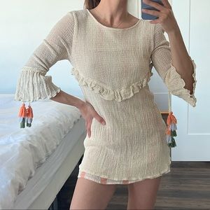 Zara dress. Bohemian Summer dress. Small